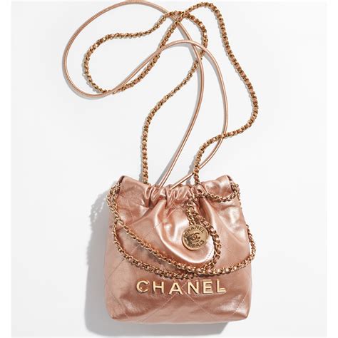 chanel light gold iridescent mini|chanel mini bags.